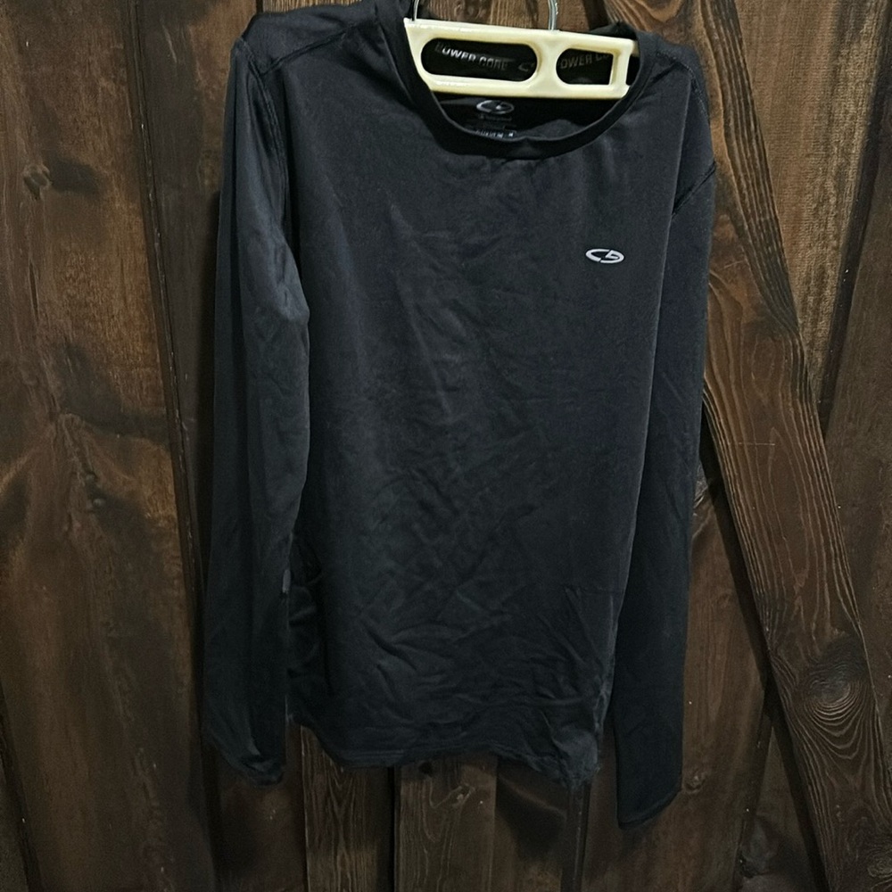 Black C9 Power Core Athletic Shirt, Size XL (14-16)